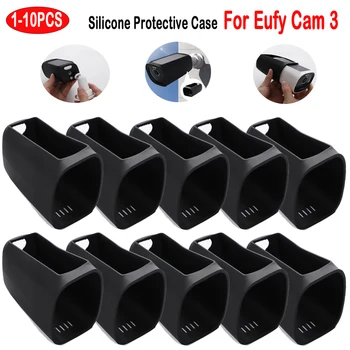 1-10PCS Fotoaparát Ochranné puzdro pre Eufy Cam 3 UV-dôkaz Monitor Fotoaparátu Chránič Kryt Vodotesný Bezdrôtová Bezpečnostná Kamera Rukáv