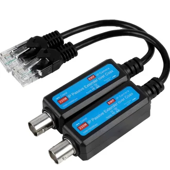 1 Páry IP Kamera Ethernet Twisted Pasívne Extender Vysielač Koaxiálne Káble pre IP Bezpečnostné Kamery NVR Príslušenstvo