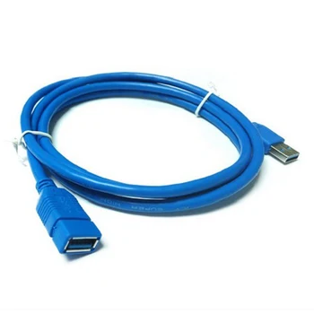 10 ft USB 3.0 A Samec NA Samica Predlžovací Kábel Super Rýchlosť, Modrá Farba Kábla