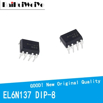 10PCS/VEĽA 6N137 EL6N137 DIP-8 Zosilňovač Optocoupler Nové Kvalitné Chipset