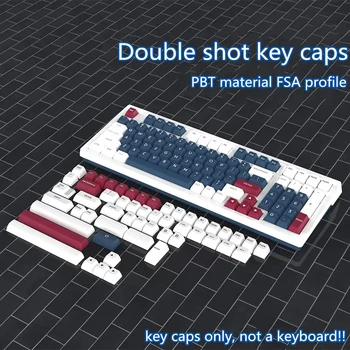 165 Tlačidiel/nastavte FL Mechaniky Srdce vata Avokádo Pokojnej Sivá Joker Keycaps PBT Double Shot klávesa Caps FSA Profil Keycap