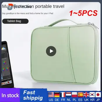 1~5 KS Kabelka Prípade pre iPad, Samsung 11-13in Rukáv Taška Kryt Módne Shockproof Ochranné Puzdro Multi Vrecká