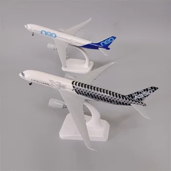 20 cm Zliatiny Kovov Diecast Prototyp Lietadla Airbus A330 NEO & A350 Airlines Dýchacích ciest Lietadlo Model Model Lietadla a Pristátie Výstrojom