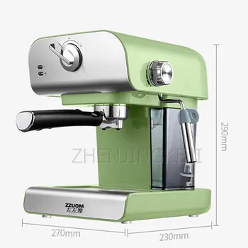 220V Domov Malé kávovar Semi-Automatické taliansky Sústrediť Vysoký Tlak Pary pre potravinársky PP Materiál Mlieka, Peny, Stroj