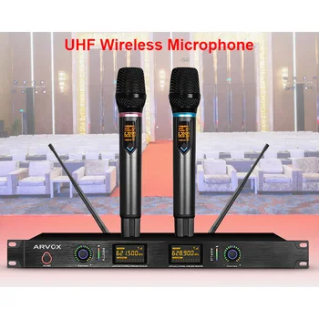 302 Konferencie vokálne prenosné UHF karaoke spev dynamické klope lavalier profesionálny bezdrôtový mikrofón