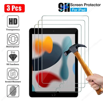 3ks Tvrdeného Skla Screen Protector Krytom Pre NOVÝ iPad 7. 8. 9. 10.2 Ipad 5. 6. vzduchu vzduchu 1 2 9.7 MINI 5 4 9HD Tvrdeného Film