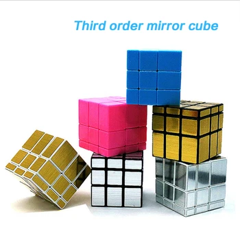 3x3x3 Puzzle Magico cubo 3x3 Hladké Zrkadlo Kocka Magic Cube 5.7 cm Kľukatých Puzzle, Kocky, Hračky Pre Deti, Deti Magic Cube Puzzl