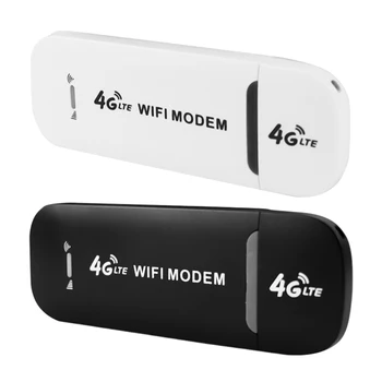 4G LTE USB Dongle 150Mbps High Speed Pocket Mobile WiFi Adaptér s SIM Karta, Slot pre Notebooky Notebooky Modem Stick