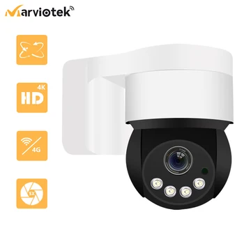 4K Kamera Vigilancia WIFI Vonkajšie 5X/1X Optický Zoom, 1080P 4g Kamera S Slot Karty Sim Camhi Zabezpečenie Ochrany Poľovníctva Cam