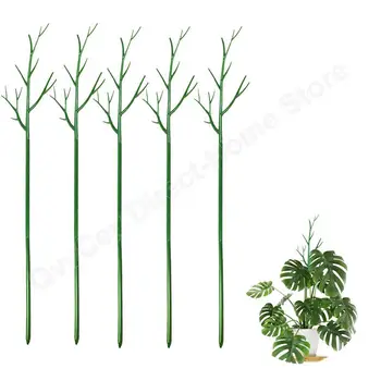 4sets 100 cm plastové Zelená prevádzka Lezenie na strom, kvet, stojan, držiak Tyče Tvarované DIY Modelovanie diy Záhradníctvo Pilier n