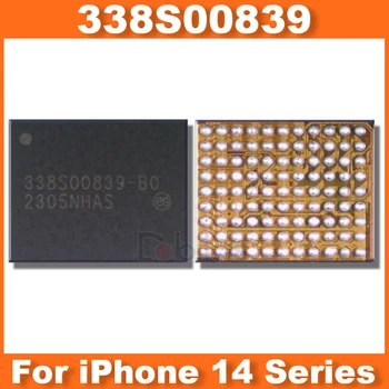 5 ks/Veľa 338S00839 Nový, Originálny USB Nabíjanie IC Chipset BGA 338S00839-B0 Pre IPhone 14 Plus Pro 14ProMax 14Mini Nabíjačku Čip