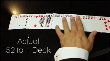 52 1 Balíček (Trikov a Online Návod) tým, že Wayne Fox a David Penn - Trik Karta Magic Rekvizity Ilúzie, Zábavné zblízka