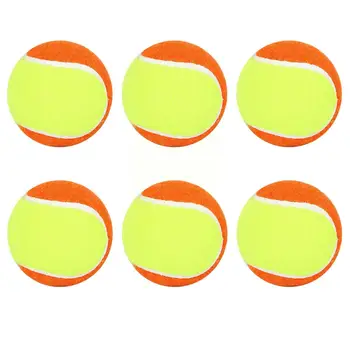 6typ Deti Mäkké Školenia Pláž, Tenisový Loptičku Gumy Materiál Tenis Žltá Športové Hračky Farby Vonkajšie Gule Orange H8c2