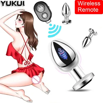 Bezdrôtové Diaľkové Ovládanie Vibračný Análny Plug 10 Rýchlosti Bluetooth Zadok Plug G-bod Stimulátor Sexuálne Hračky Pre Mužov Gay Dospelých Produkty
