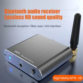 Bluetooth 5.2 AptX-HD Hudby Prijímač HIFI Bezdrôtové Audio Adaptér 3,5 mm Aux Toslink/Koaxiálny Výstup Pre Projektor Amplifer Auto
