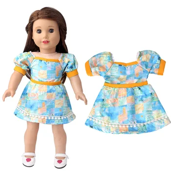 Bábiky Oblečenie Mäkké Princezná Šaty, Sukne 18-Palcové American Doll Dievča Oblečenie vhodné 43 cm Baby Doll Oblečenie Hračky, Príslušenstvo Dievča, Darček