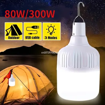 Camping Svetlo USB Nabíjateľné LED Svetlo Núdzového Žiarovka Stan Osvetlenie Kemping Žiarovka Prenosné Svietidlo