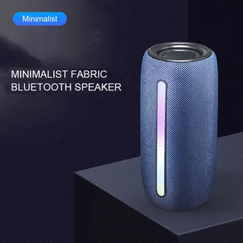 COLSUR Bluetooth Reproduktor Vonkajšie Nepremokavé HIFI Stereo Ťažké Basy Bezdrôtové Audio Farba Svetla Textílie Oka Tvar Duálne Reproduktory