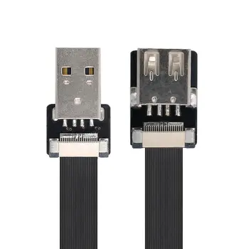 CY USB 2.0 Typu mužmi A Rozšírenie Údajov Ploché Slim FPC Kábel pre FPV & Disku