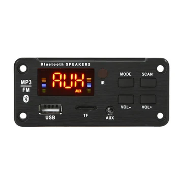 DC12V Bezdrôtové Bluetooth, MP3, WMA, USB/SD/FM/AUX Dekodér Doska Doska Audio Modul Farebný Displej MP3 Prehrávač pre Auto Príslušenstvo