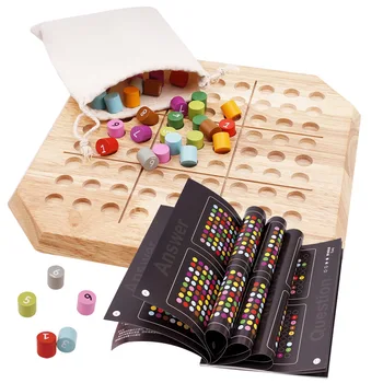 Drevené Sudoku, Šach Hra Kvalitné Drevené Puzzle Vzdelávacie Hračky Pre Deti, Inteligencia, Rozvoj Puzzle Hry, Hračky Rady Gam