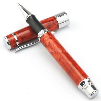Duke 932 Brown & Strieborný Kovový Roller guličkové Pero, Profesionálne Písanie Perom DRP011
