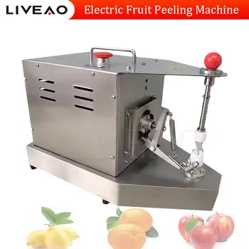 Elektrické Nehrdzavejúcej Ocele Nastaviteľné Ovocie Škrabka Peeling Stroj Pre Apple Hruška Orange Citrón Kaki Zelená