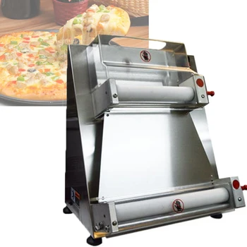 Elektrické Valčekom Cesto Z Nehrdzavejúcej Ocele Pizza Sheeter Deliace Stroj Pečivo Stlačte