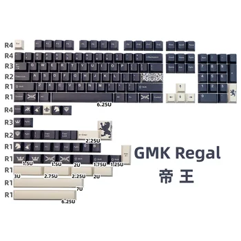 GMK Regal Klon Keycaps 142 Kľúče Cherry Profil Sublimačná PBT Úplné súbory Pre GH60 61 64 68 75 84 87 96 104 108 Klávesnice