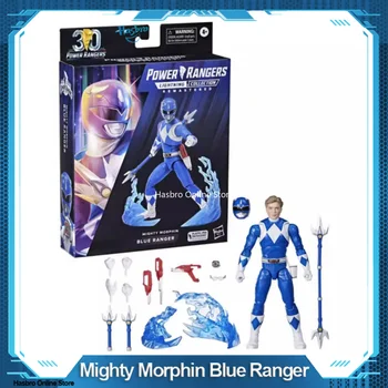 Hasbro Power Rangers Lightning Zber Upraveného Mighty Morphin Modrá Ranger 6-Palcový Akcie Obrázok Hračky pre Chlapcov, Dievčatá F7383