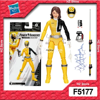 Hasbro Power Rangers Lightning Zbierka S. P. D. Žltá Ranger 6-Palcový Premium Akcia Obrázok Hračka s Príslušenstvom Vianočný Darček F5177