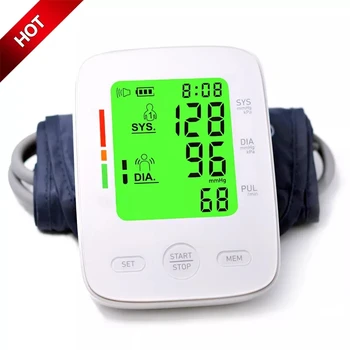 Horné Rameno Sphygmomanometer Krvný Tlak Monitor BP Merač Digitálny Manuálny zdravotným Monitory Pre Domácnosť, Zdravie Monitory