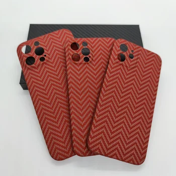 Horúce Červené Ultra-tenkých Uhlíkových Vlákien Pre iPhone 12 Pro Max Len Presné Otvor Pozície Pre iPhone12 12Promax Ženy puzdro
