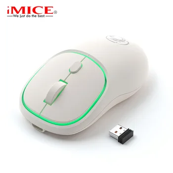 Hráč Bezdrôtový Silent Mouse 3200 DPI Pre MacBook Tabliet Počítač, Notebook, PC Myši bluetooth recargable 2.4 G Myš