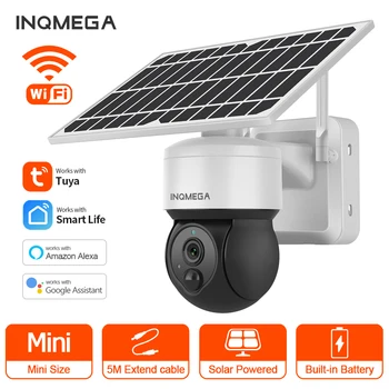 INQMEGA s Solárny Panel Kamery TUYA 1080P HD Video Dohľad, Podpora Google Asistent, ALEXA Inteligentné Assistant