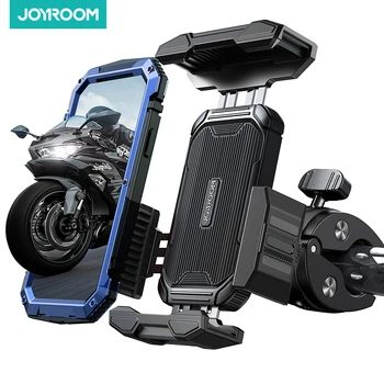 JOYROOM Motocykel Telefón Mount 2023 Najnovšie Bezpečnostné Svorky Jednou Rukou Riadidlá Bike Držiaka Telefónu pre 4.7