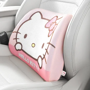 Kawaii Sanrio Hello Kitty Auto Gél Bedrových Vankúš Bedrová Podpora Vankúš Späť Úľavu od Bolesti, Ortopedické Vankúše pre Interiéru Vozidla