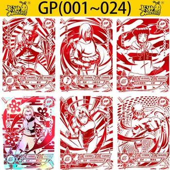 KAYOU Naruto GP Karty, Anime Postavy Hatake Kakashi Orochimaru Gaara Haruno Sakura Uzumaki Naruto Červené Zlato GP Zbierku Kariet