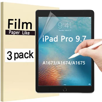 Kniha Ako Film Pre Apple iPad Pro 9.7 2016 A1673 A1674 A1675 Tablet Screen Protector, Ako je Písanie Na Papier