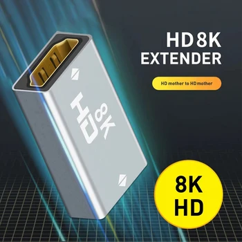 Kompatibilný s HDMI 2.1 Žien a Žien Adaptéry Video Kábel Rozhrania Rozšírenie Converter 60HZ 8K Extender pre TV Box HDTV