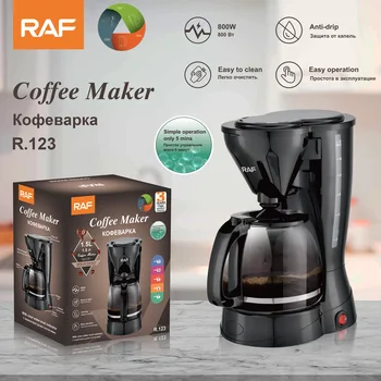 Kvapkanie kávovar Stroj Malé kávovar s opakované použitie Filtra Otepľovanie Doska Coffee Pot pre Domácnosti a Kancelárie