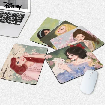 Kvetinový Disney Princezná Mousepad Vlastnej Koži Ploche Desk Mat Kawaii Herné Príslušenstvo Na Písanie Padmouse Stôl Hrať Rohože