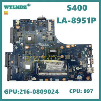 LA-8951P CPU: 997 GPU:216-0809024 Notebook Doske Pre Lenovo Ideapad S300 S400 Notebook Doske 100% Testované OK Používané