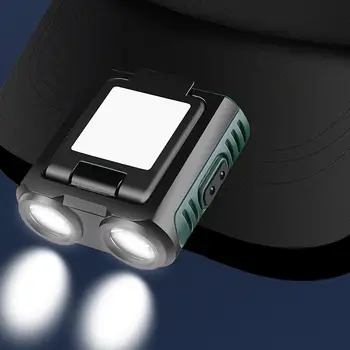 LED Klobúk Klip Svetlo Nabíjateľná Klip Na Spp Osvetlenie S Pohybovým Senzorom Nastaviteľná Klobúk Baterka Svetlomet pre Kempovanie, Rybárske