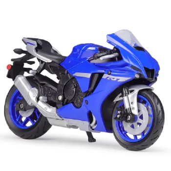 MAISTO 1:18 2021 Yamaha YZF-R1 MOTOCYKEL, BICYKEL DIECAST MODEL HRAČKA NOVÉ V KRABICI