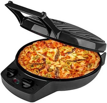 Maker, 12 Palcový Pizza varná doska a Calzone Maker, s Časovač &Teploty ovládanie, 1440 W Pizza Pec previesť na vnútorné Gr