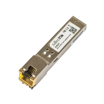 MikroTik S-RJ01 RJ45 SFP 10/100/1000M, meď modul kompatibilný s väčšinou Gigabit SFP dostupné porty na rôzne siete 1PCS