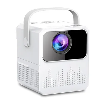Mini prenosné high-definition projektor Domov mobilný telefón, WiFi premietacie plátno vertikálne 1080P mini LCD projektor