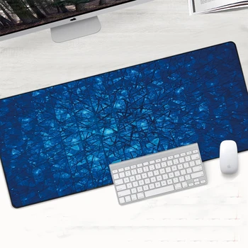 Modrá Počítač Herné Podložka pod Myš XXL Veľké Mouse Mat Veľký Stôl Hrať Mat XL protišmykovým Gumovým Mousepad na Notebook, PC Hry Nepremokavé