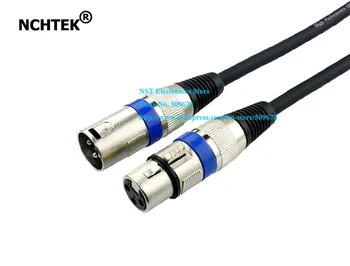 NCHTEK 2M Mikrofón XLR 3Pin Mužov a Žien Jack, Reproduktor, Konektor pre Audio MIC Konektor Kábla / 1PCS